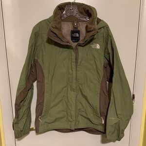 The North Face Olive and Brown Women’s Jacket! Size Medium!